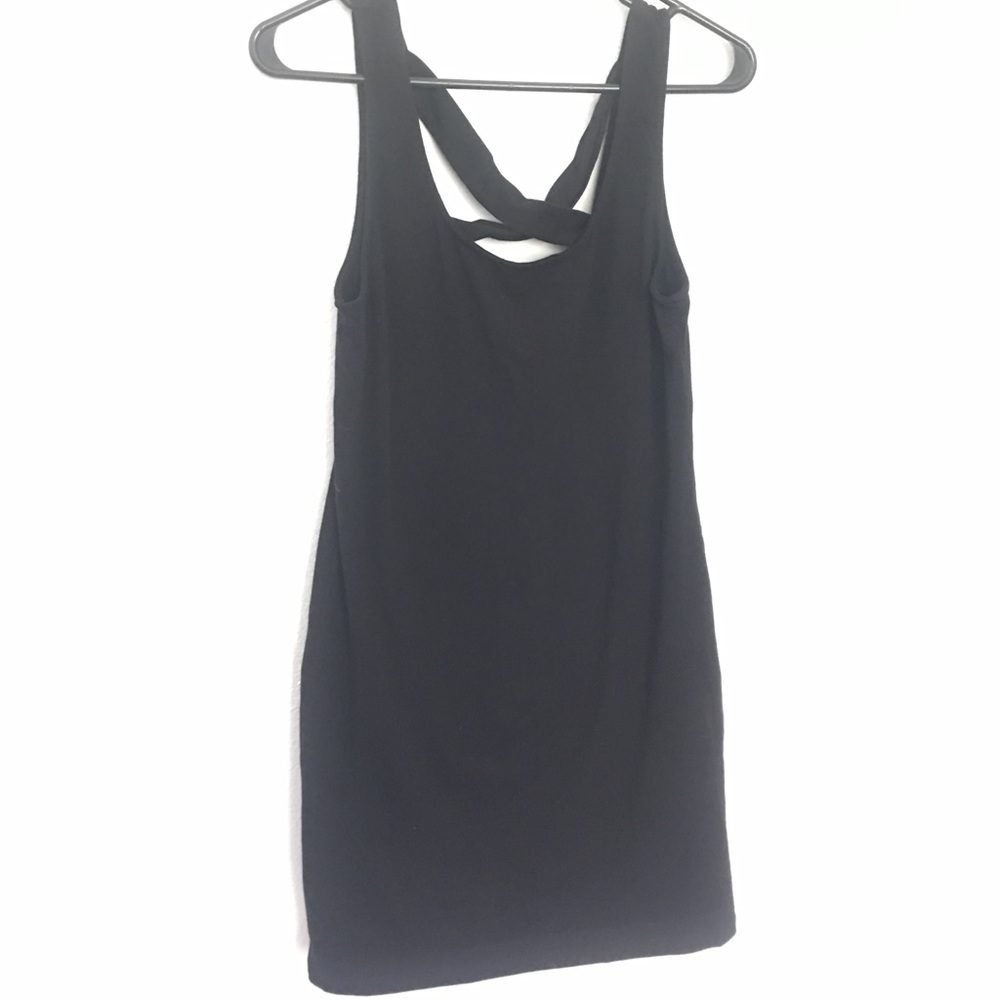 Forever21 black dress bodycon 2000s club
